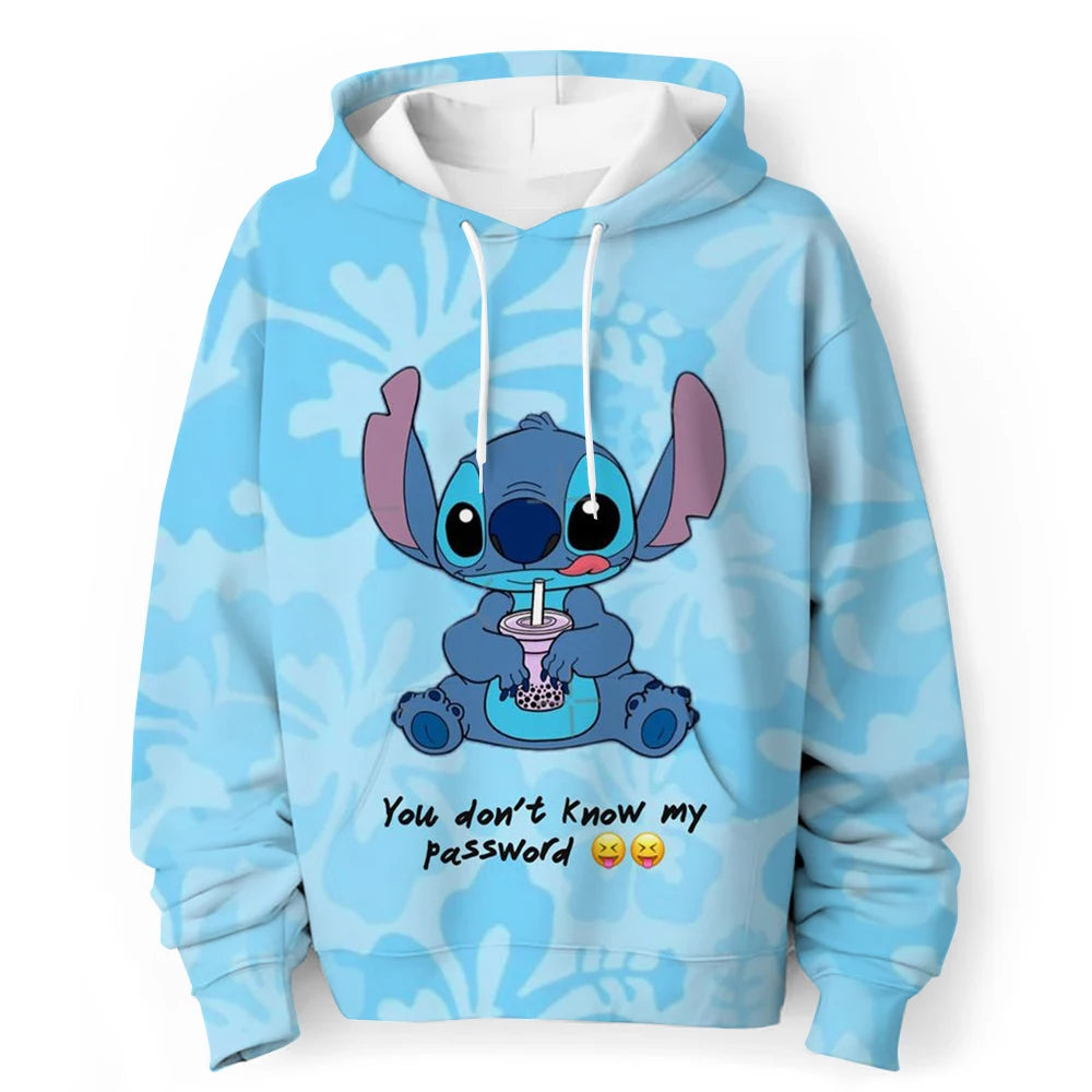Sweat à capuche Lilo Stitch