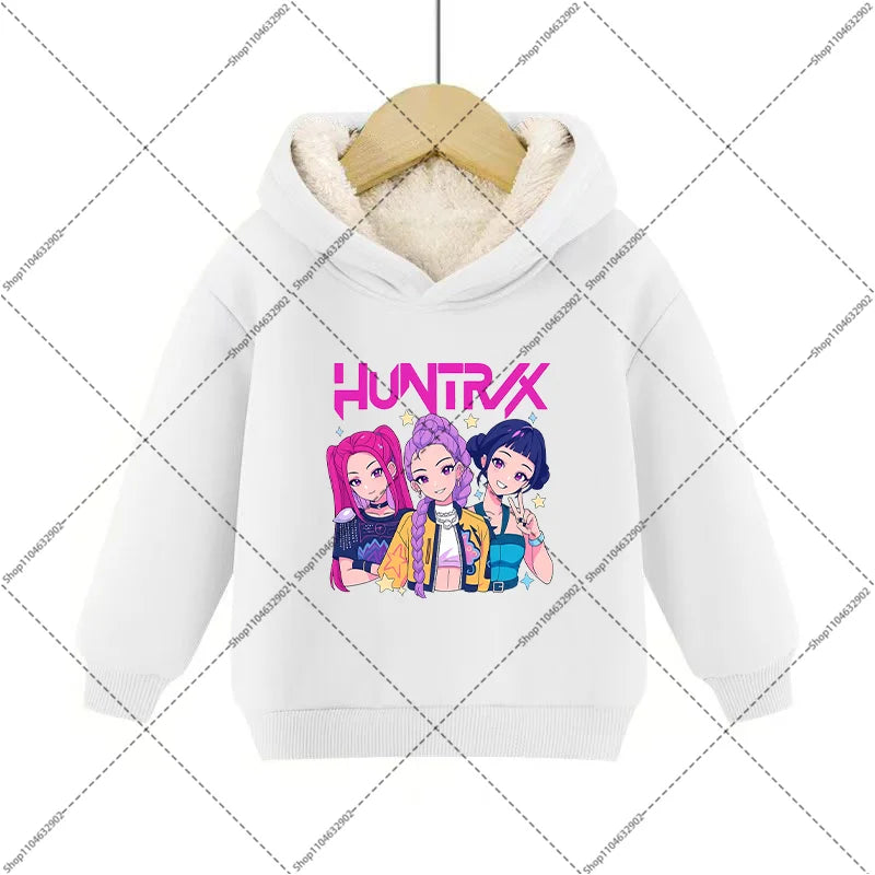 Sweat à capuche polaire Imitation Cachemire