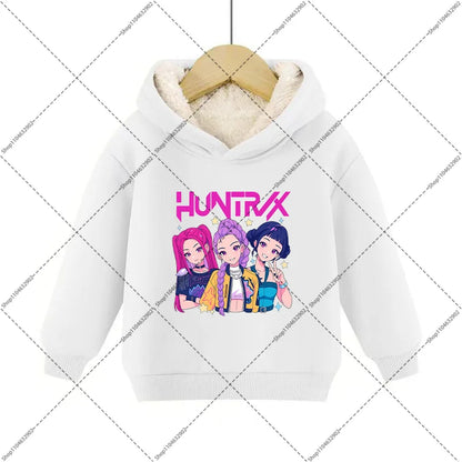 Sweat à capuche polaire Imitation Cachemire