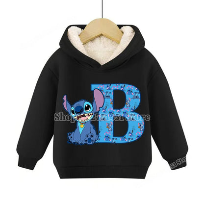 Sweat à capuche polaire Stitch