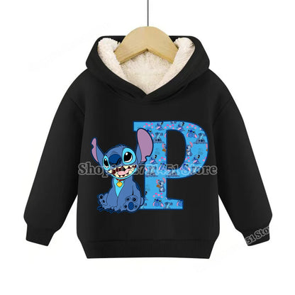 Sweat à capuche polaire Stitch