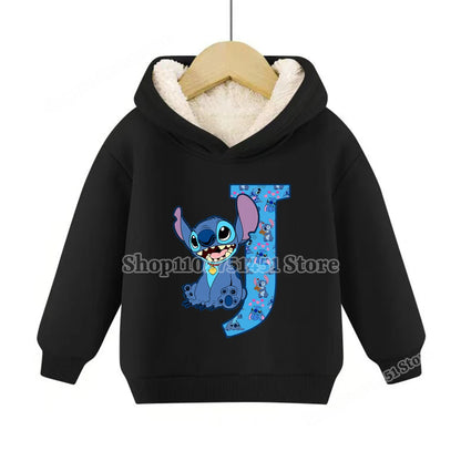 Sweat à capuche polaire Stitch