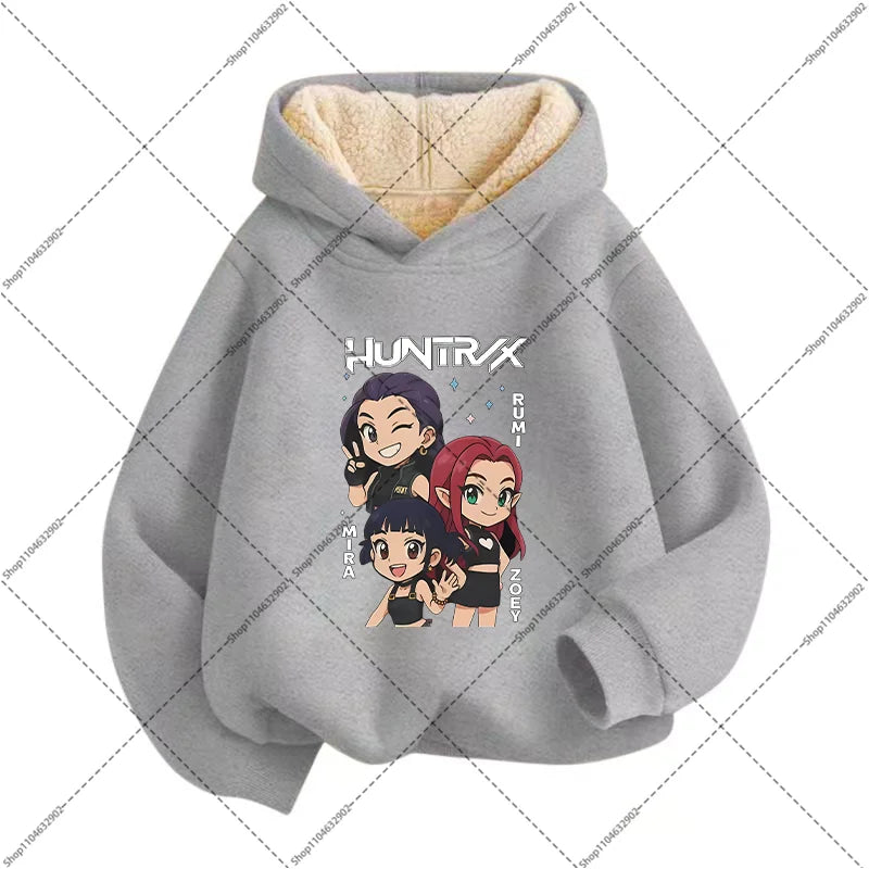 Sweat à capuche polaire Imitation Cachemire