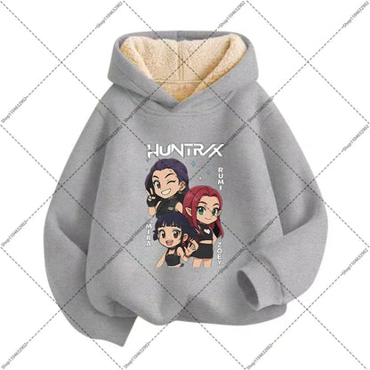 Sweat à capuche polaire Imitation Cachemire