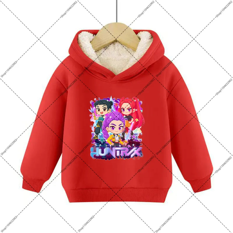 Sweat à capuche polaire Imitation Cachemire