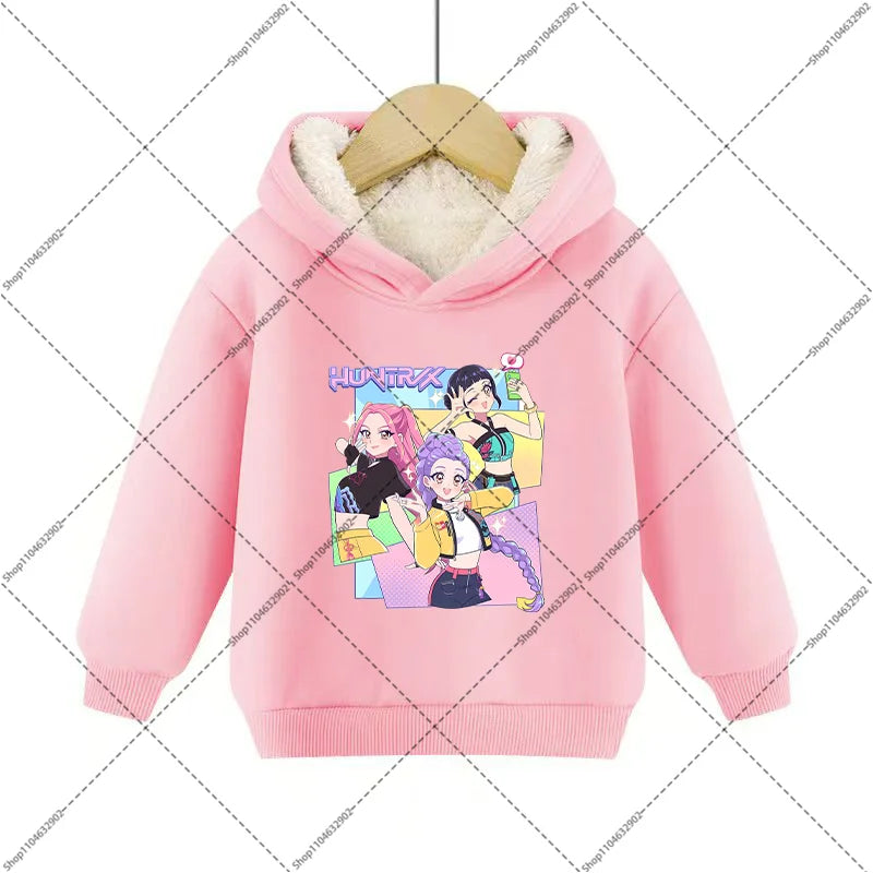 Sweat à capuche polaire Imitation Cachemire