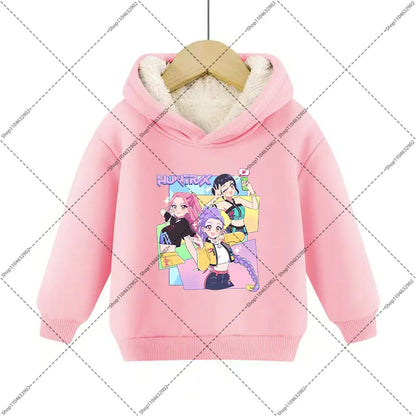 Sweat à capuche polaire Imitation Cachemire