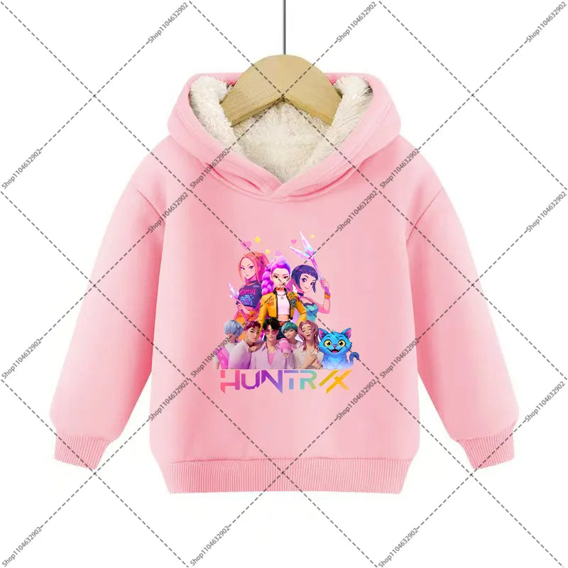 Sweat à capuche polaire Imitation Cachemire