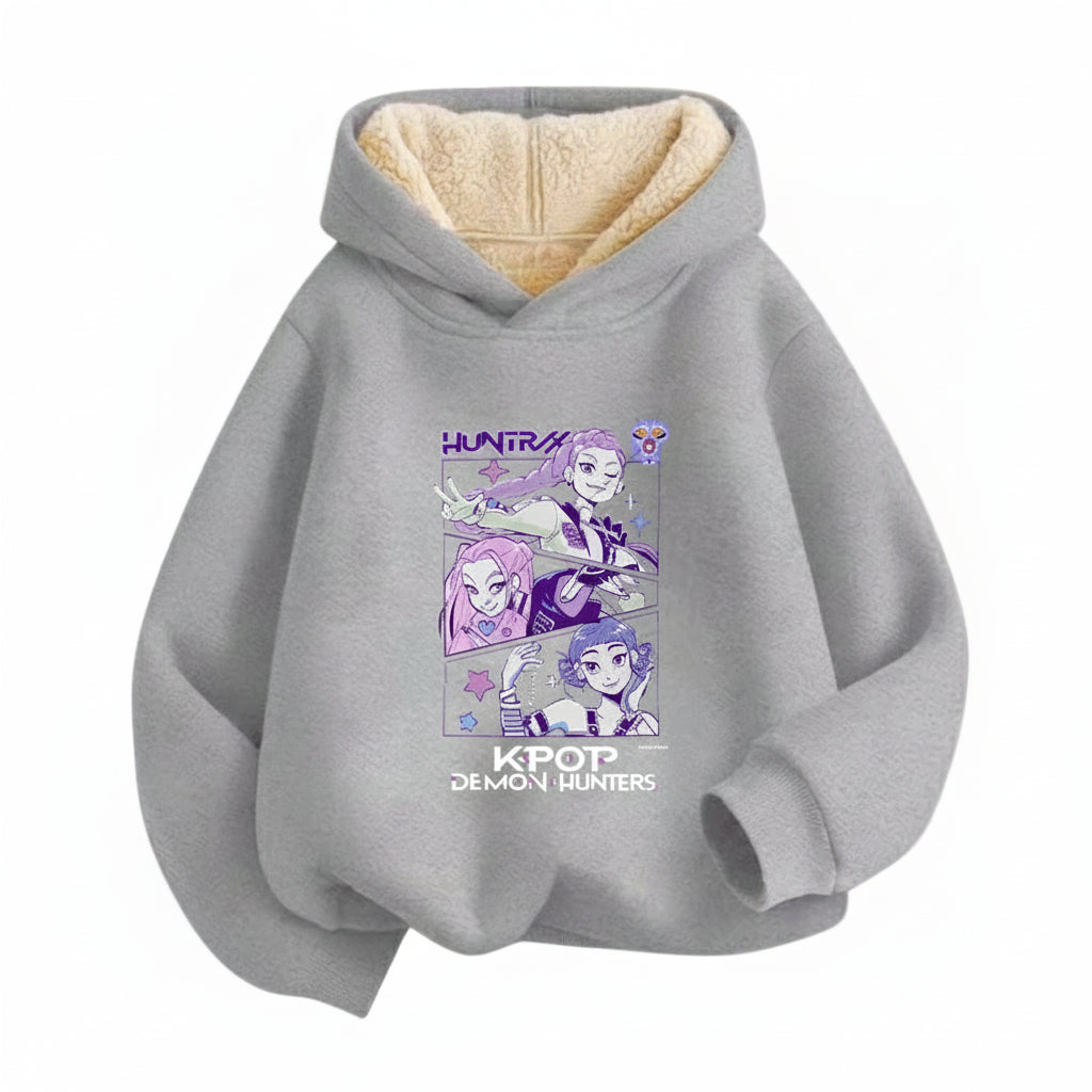 Sweat à capuche polaire Imitation Cachemire