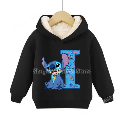 Sweat à capuche polaire Stitch