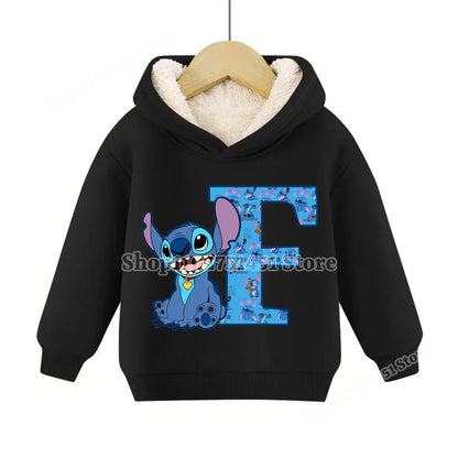 Sweat à capuche polaire Stitch