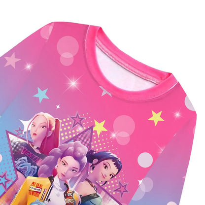 Pyjama 2 pièces K-Pop Demon Hunters