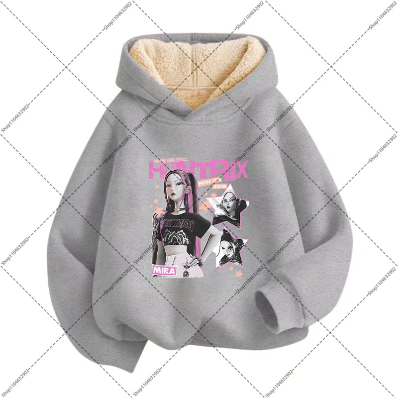 Sweat à capuche polaire Imitation Cachemire