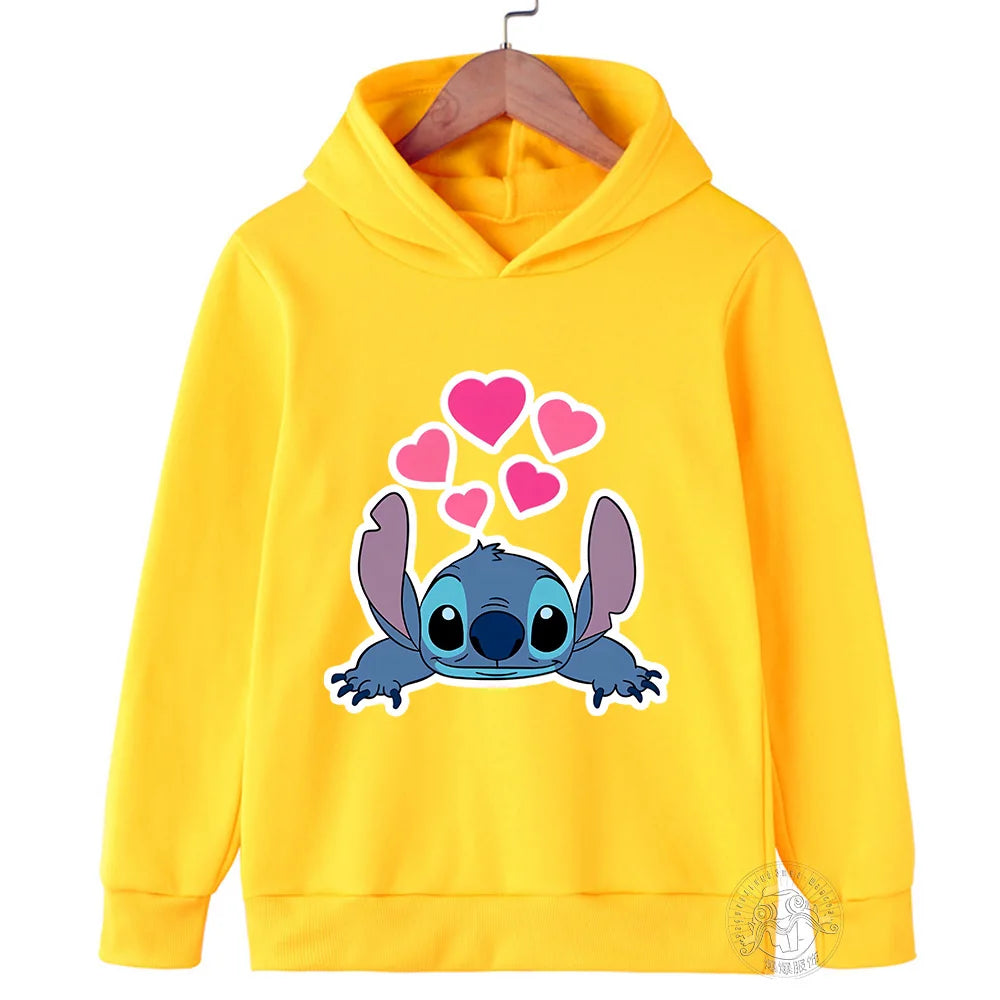 Sweat à capuche "Stitch" décontracté