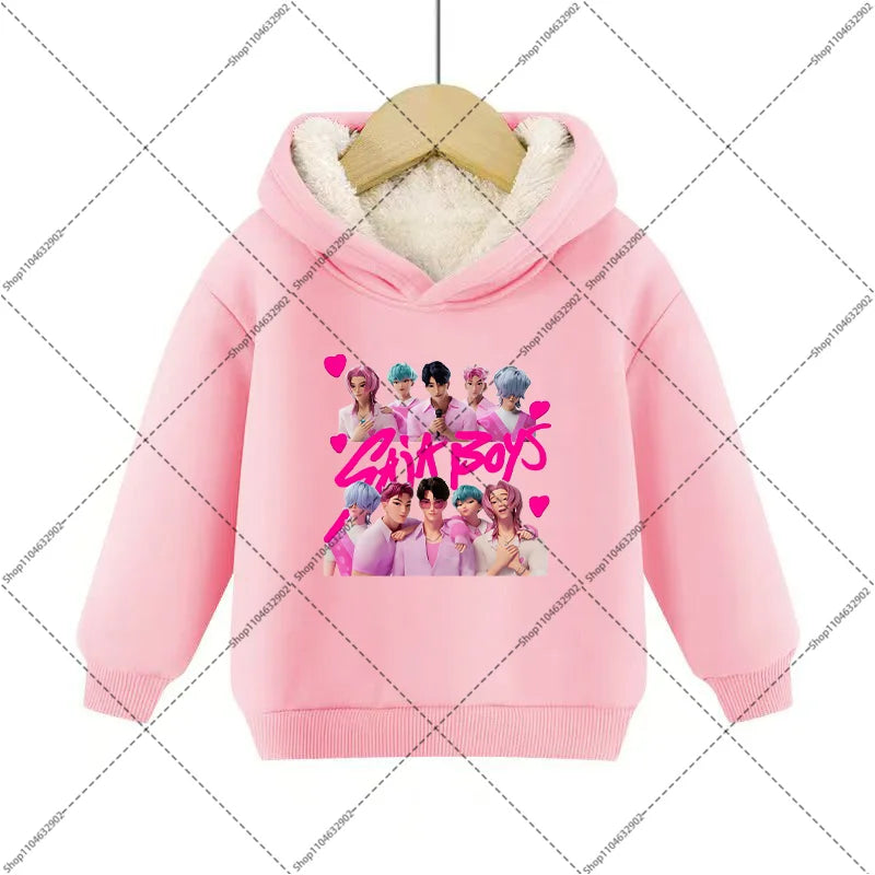 Sweat à capuche polaire Imitation Cachemire