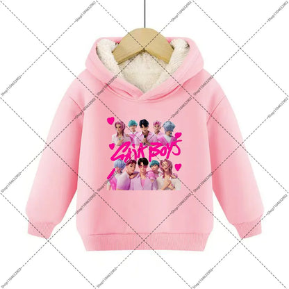 Sweat à capuche polaire Imitation Cachemire