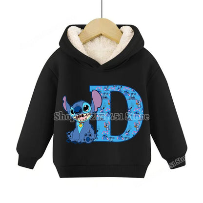 Sweat à capuche polaire Stitch