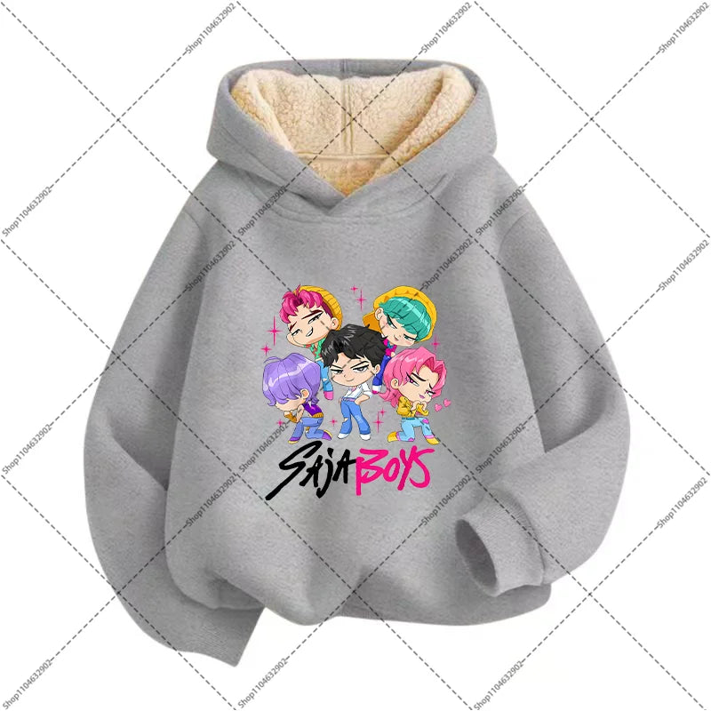 Sweat à capuche polaire Imitation Cachemire