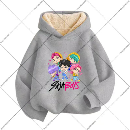 Sweat à capuche polaire Imitation Cachemire