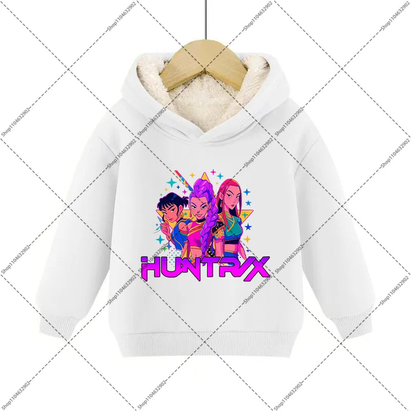 Sweat à capuche polaire Imitation Cachemire