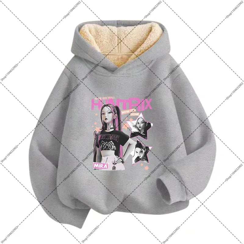 Sweat à capuche polaire Imitation Cachemire