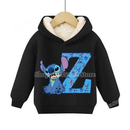 Sweat à capuche polaire Stitch