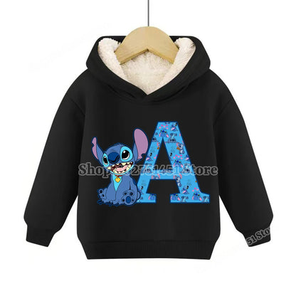 Sweat à capuche polaire Stitch