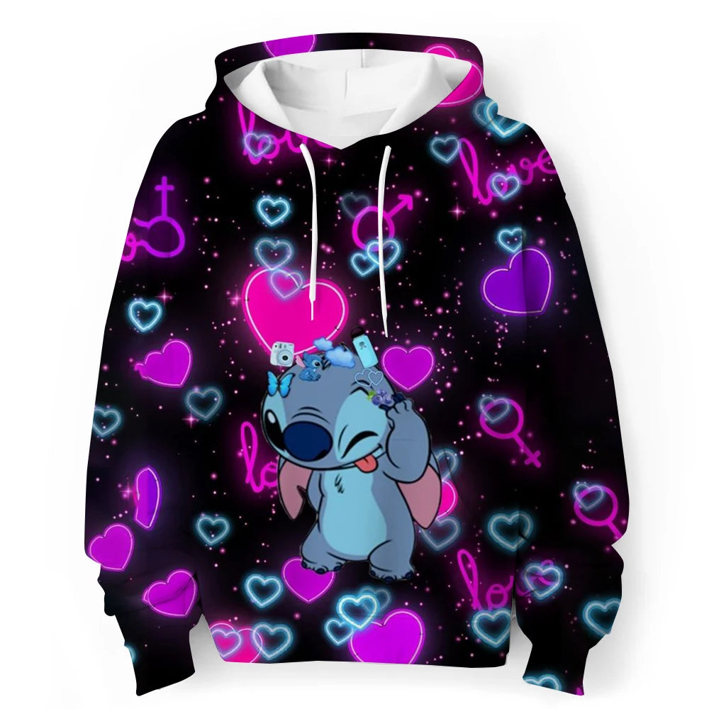 Sweat à capuche Lilo Stitch