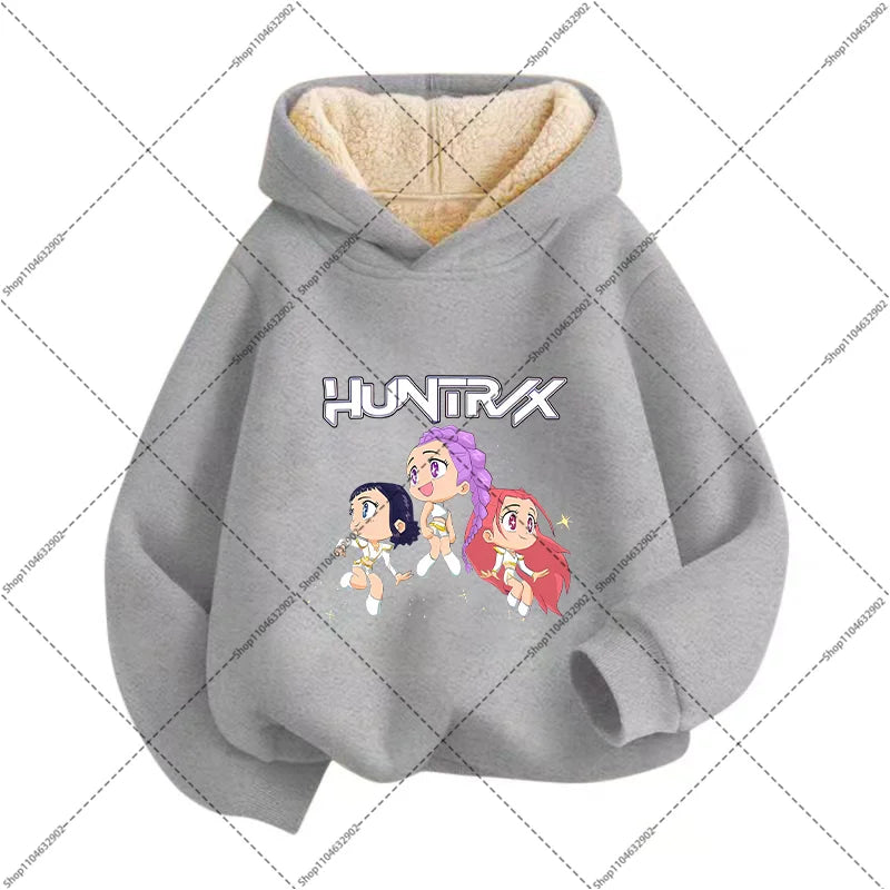 Sweat à capuche polaire Imitation Cachemire