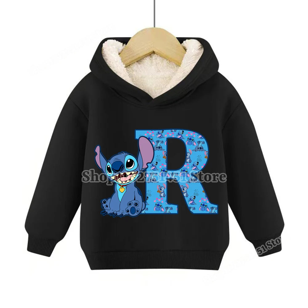 Sweat à capuche polaire Stitch