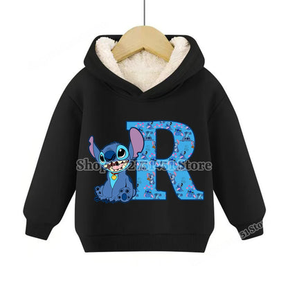 Sweat à capuche polaire Stitch