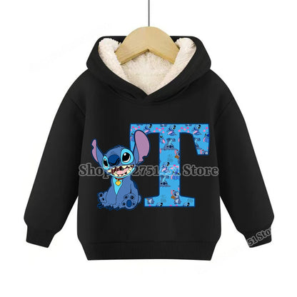 Sweat à capuche polaire Stitch