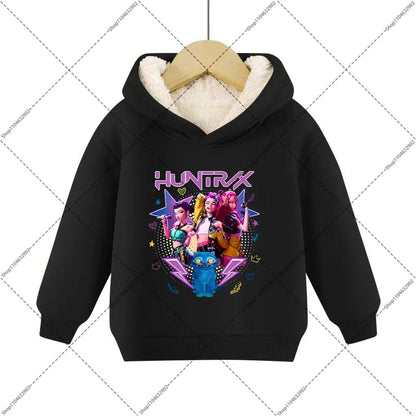 Sweat à capuche polaire Imitation Cachemire