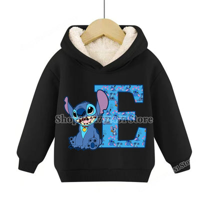 Sweat à capuche polaire Stitch