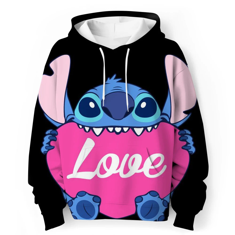 Sweat à capuche Lilo Stitch