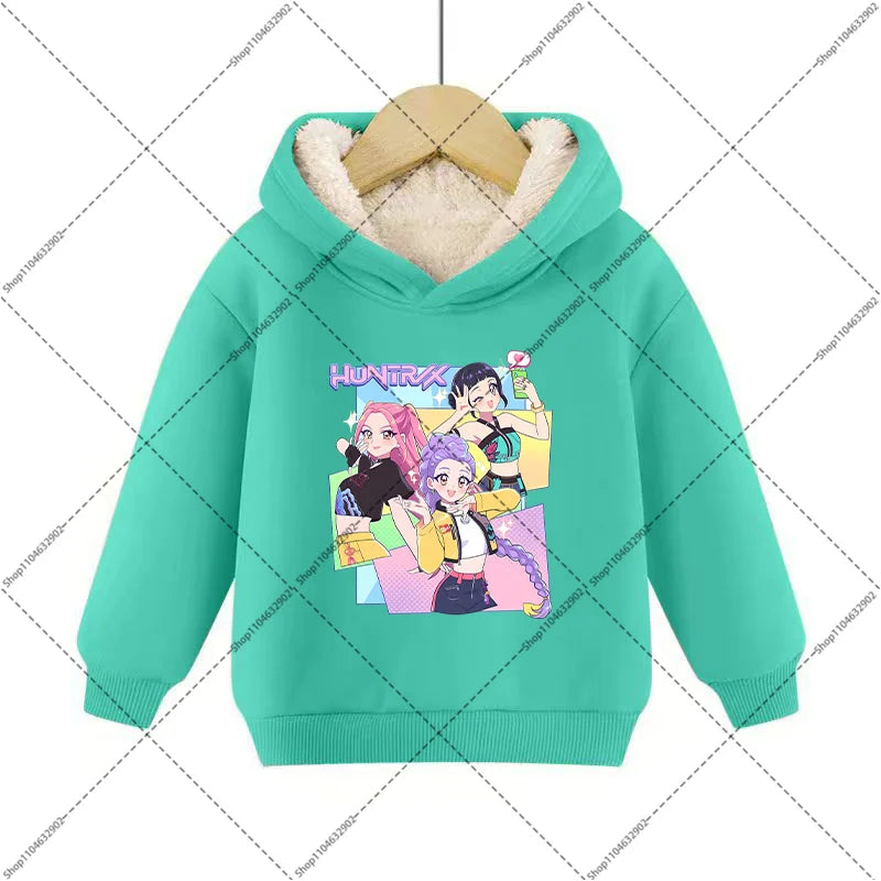 Sweat à capuche polaire Imitation Cachemire